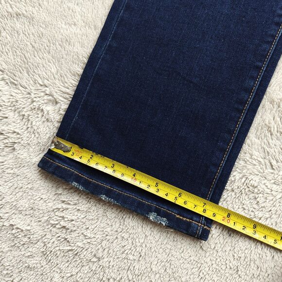 Liverpool Relaxed Straight Jeans Men's 29x32 Dark Mid Blue Stretchy EcoLogical - Picture 9 of 9
